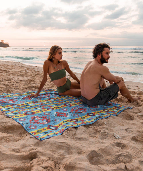 Oversized Beach Towel Blue Moon Tesalate